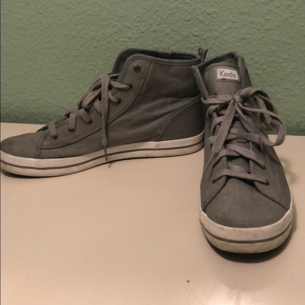 Keds Grey Hi-Top Sneakers